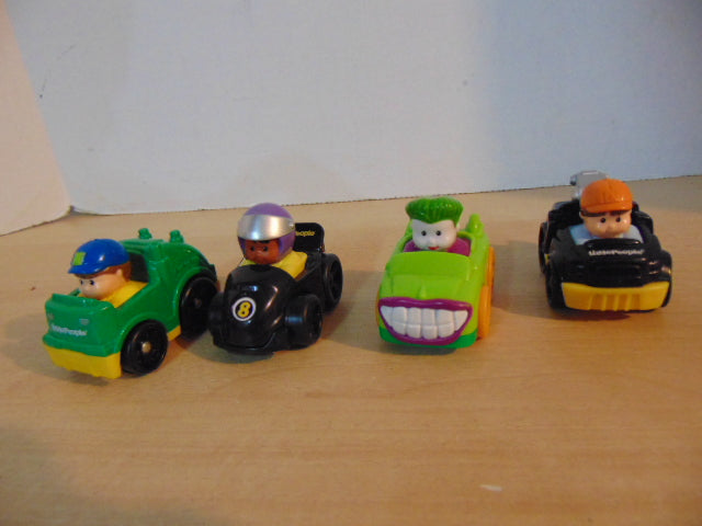 Fisher Price Little People Wheelies Race Cars Boys With The Joker  Too