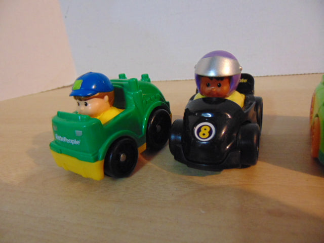 Fisher Price Little People Wheelies Race Cars Boys With The Joker  Too