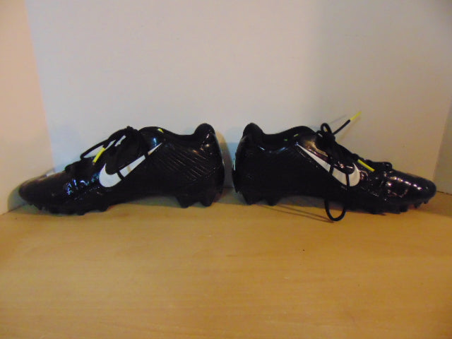 Football Rugby Cleats Men's Size 10.5 Nike Strike As New Black White Lime Fantastic Quality