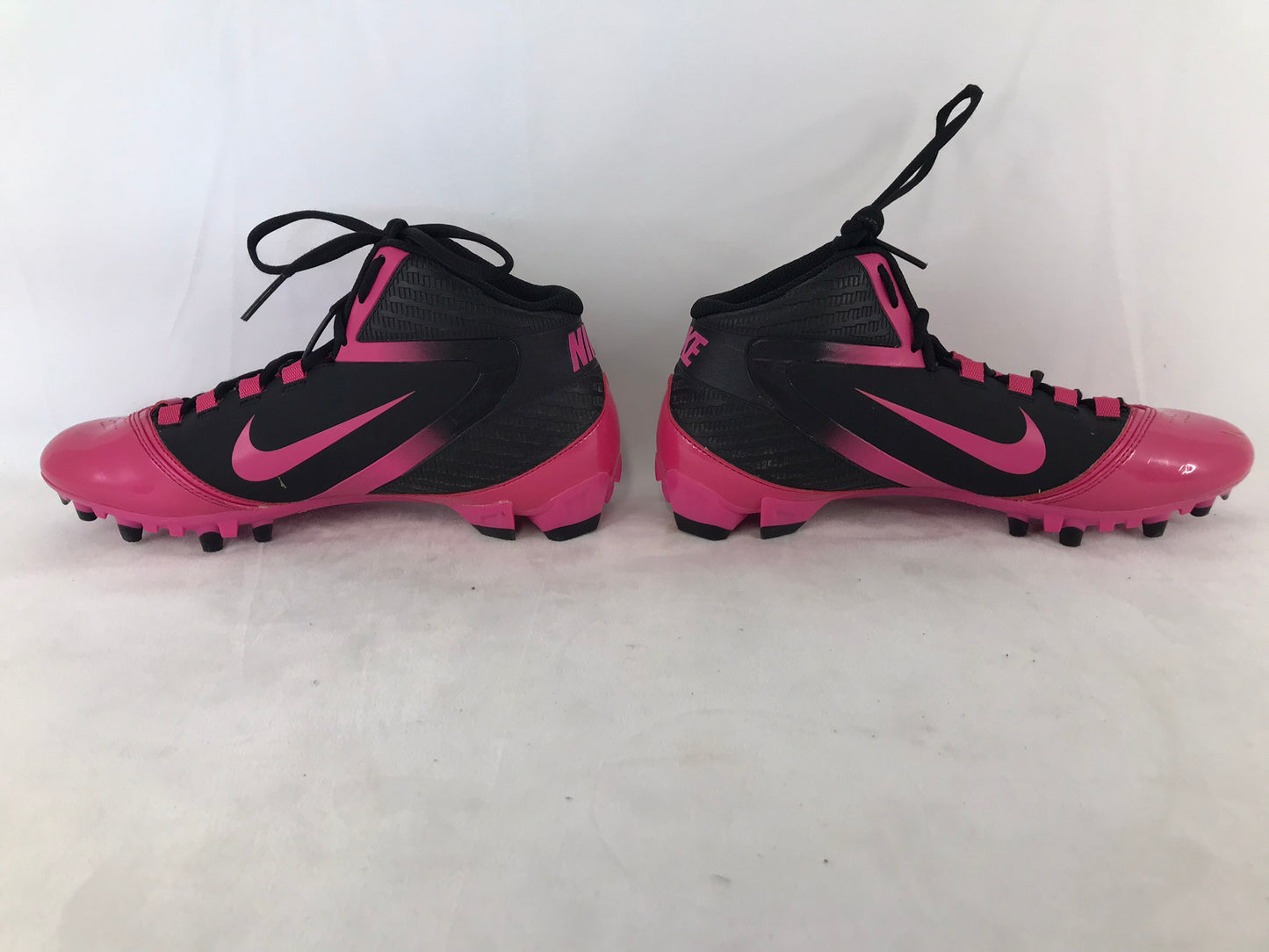 Football Rugby Cleats Men's Size 8 Nike Alpha Speed Fushia Black As New