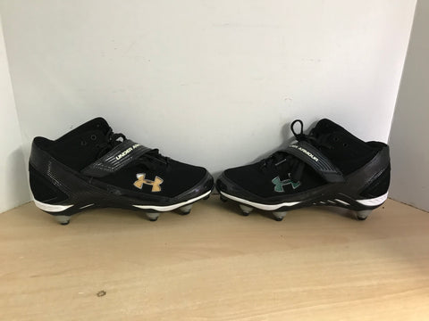 Football Rugby Shoes Cleats Men's Size 8 Under Armour As New Black