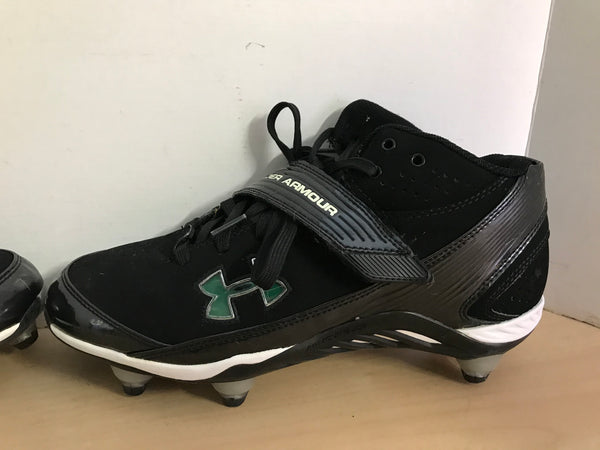 Football Rugby Shoes Cleats Men's Size 8 Under Armour As New Black
