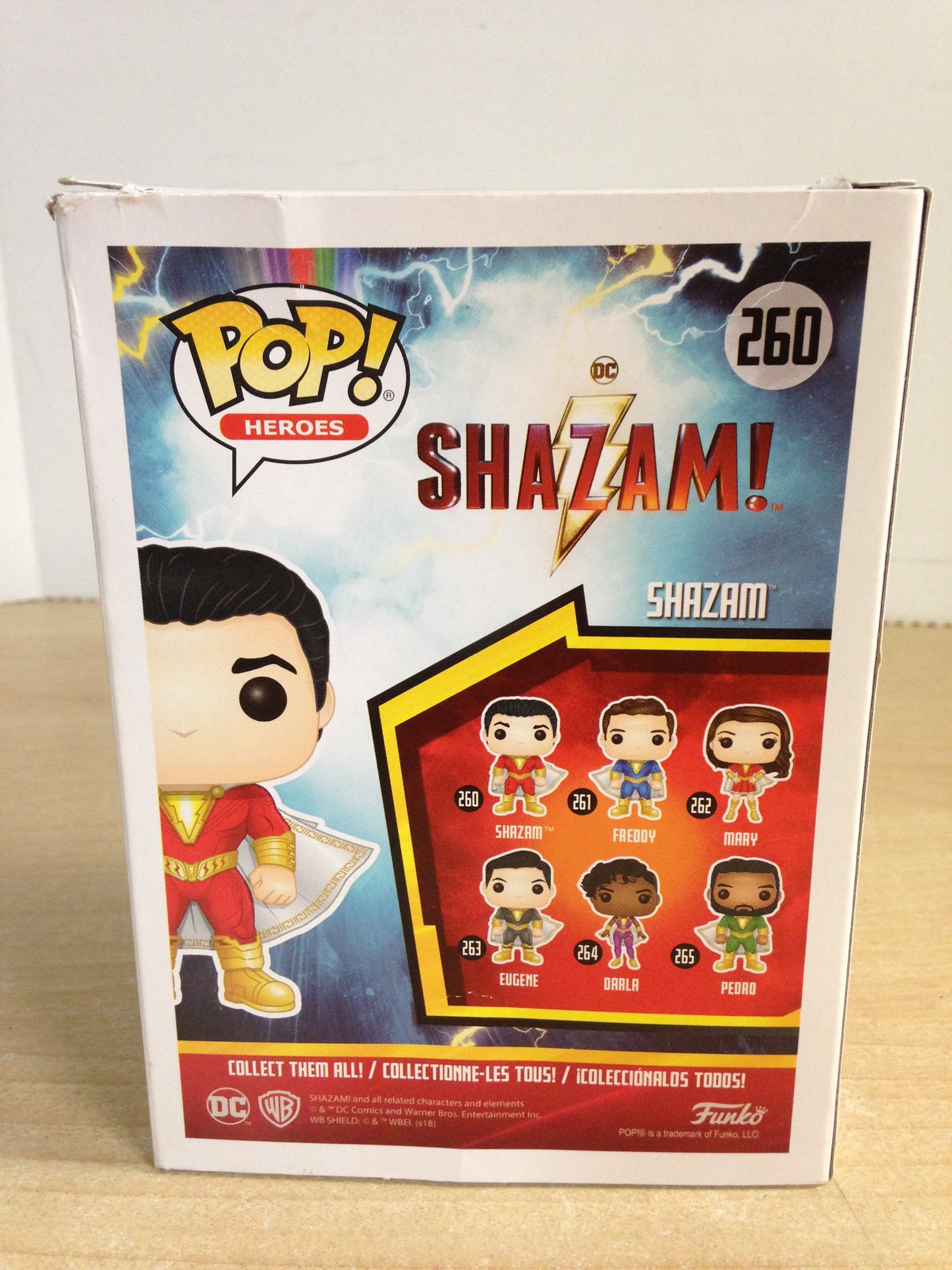 Funko Pop Heros Shazam 260 New Demo Model
