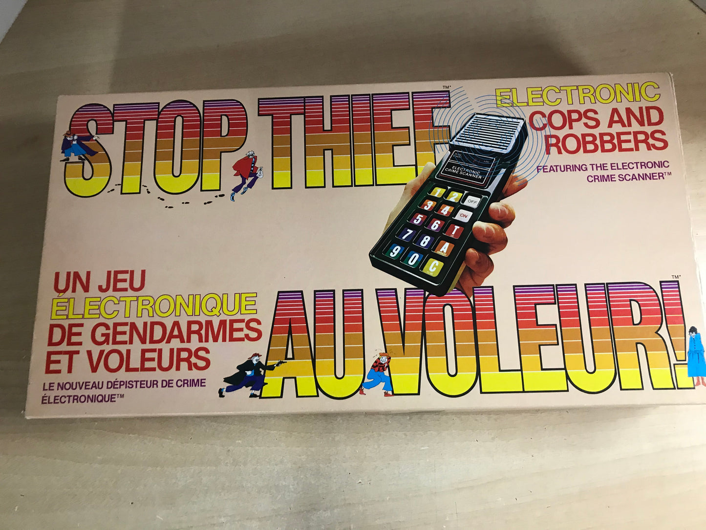 Game 1979 Vintage Parker Bros. STOP THIEF Electronic Cops Robbers Board Game Complete As New Works Perfect
