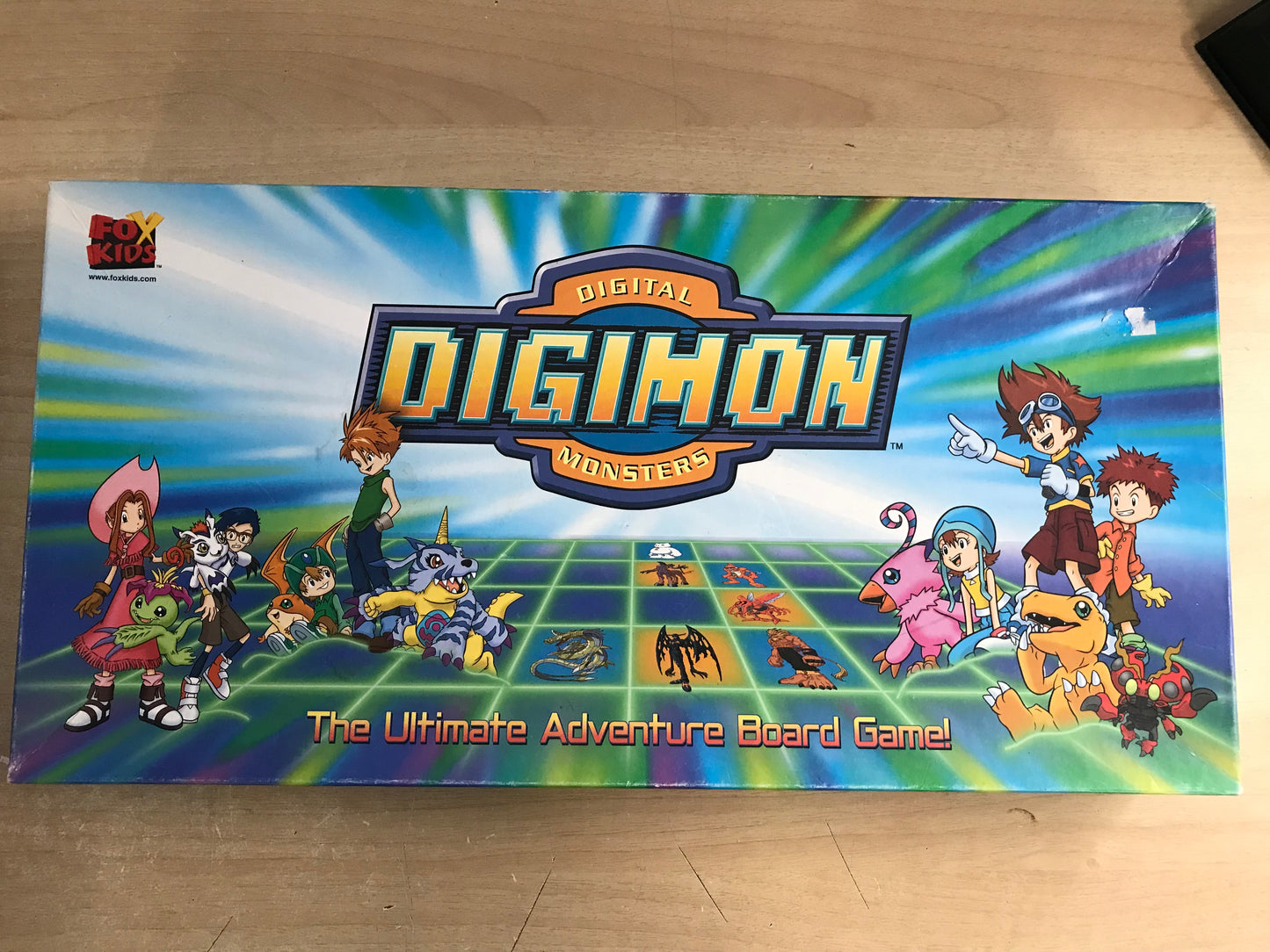 Game 2000 DIGIMON DIGITAL MONSTERS Adventure BOARD GAME Mad Hatter Toys Complete Collectors Vintage RARE