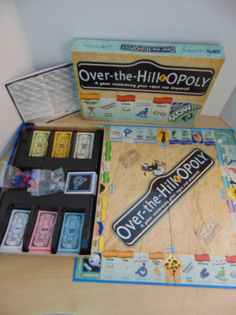Game Monopoly Over The Hill Opoly As New Complete Mint