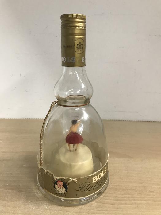 Grandma Attice Antique Dutch Lucas Bols Gold Liquer Bottle Empty + Dancing Ballerina Musical  Works Perfect This is very RARE to find. One of a kind. Only manufactured for a few years. Dutch Made.
