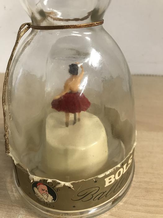 Grandma Attice Antique Dutch Lucas Bols Gold Liquer Bottle Empty + Dancing Ballerina Musical  Works Perfect This is very RARE to find. One of a kind. Only manufactured for a few years. Dutch Made.