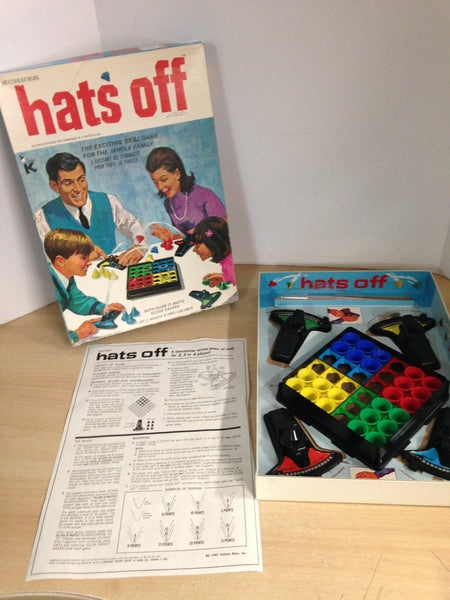 Y Game 1967 Hats Off Family Game Complete Collectible RARE