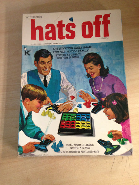 Y Game 1967 Hats Off Family Game Complete Collectible RARE