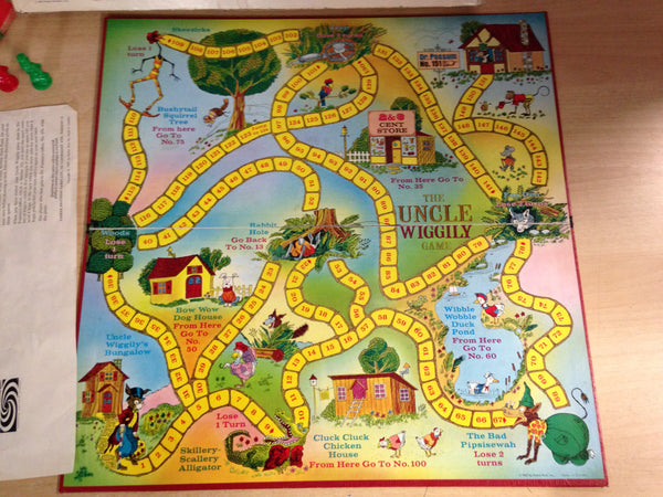 Y Game 1967 The Uncle Wiggily Game Complete  RARE