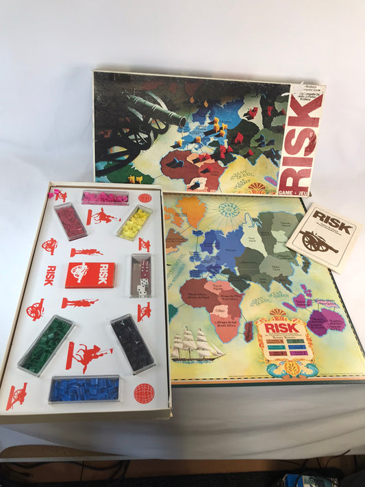 Game 1975 Vintage Parker Brothers Risk Complete RARE