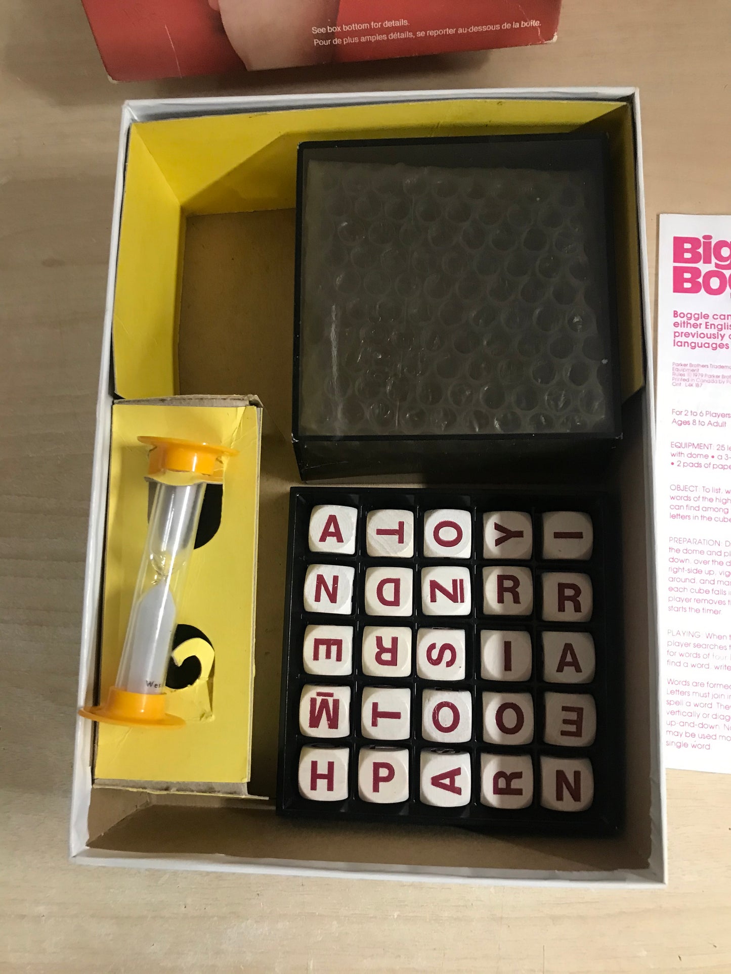 Game 1976 Vintage Boggle Game Complete RARE
