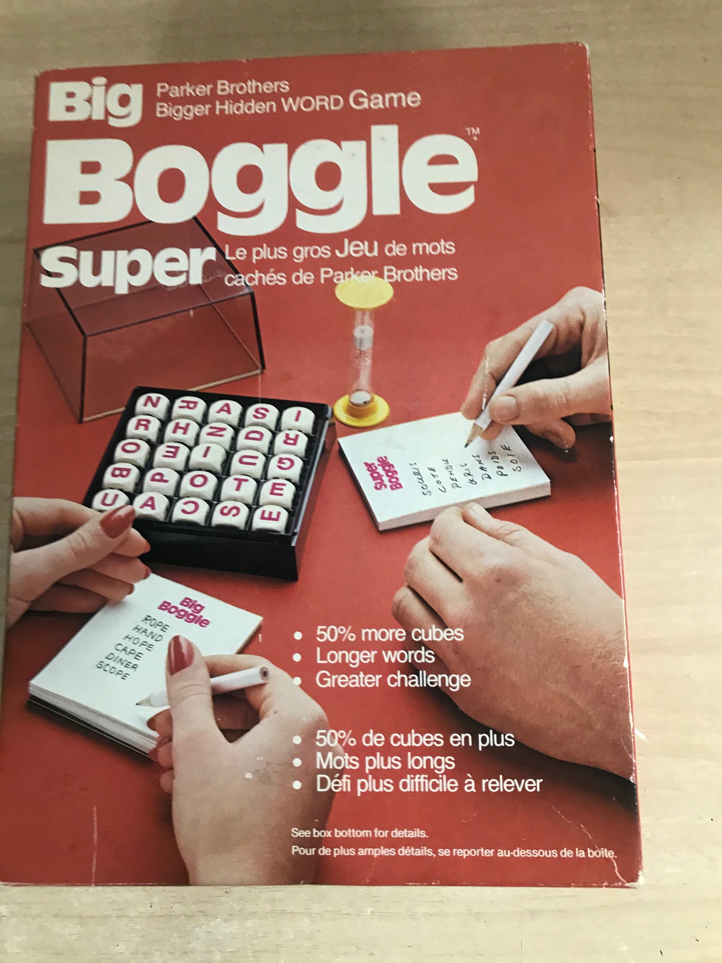 Game 1976 Vintage Boggle Game Complete RARE