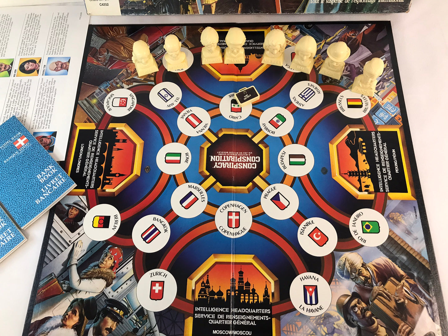 Game 1983 Vintage Milton Bradley Conspiracy Complete RARE