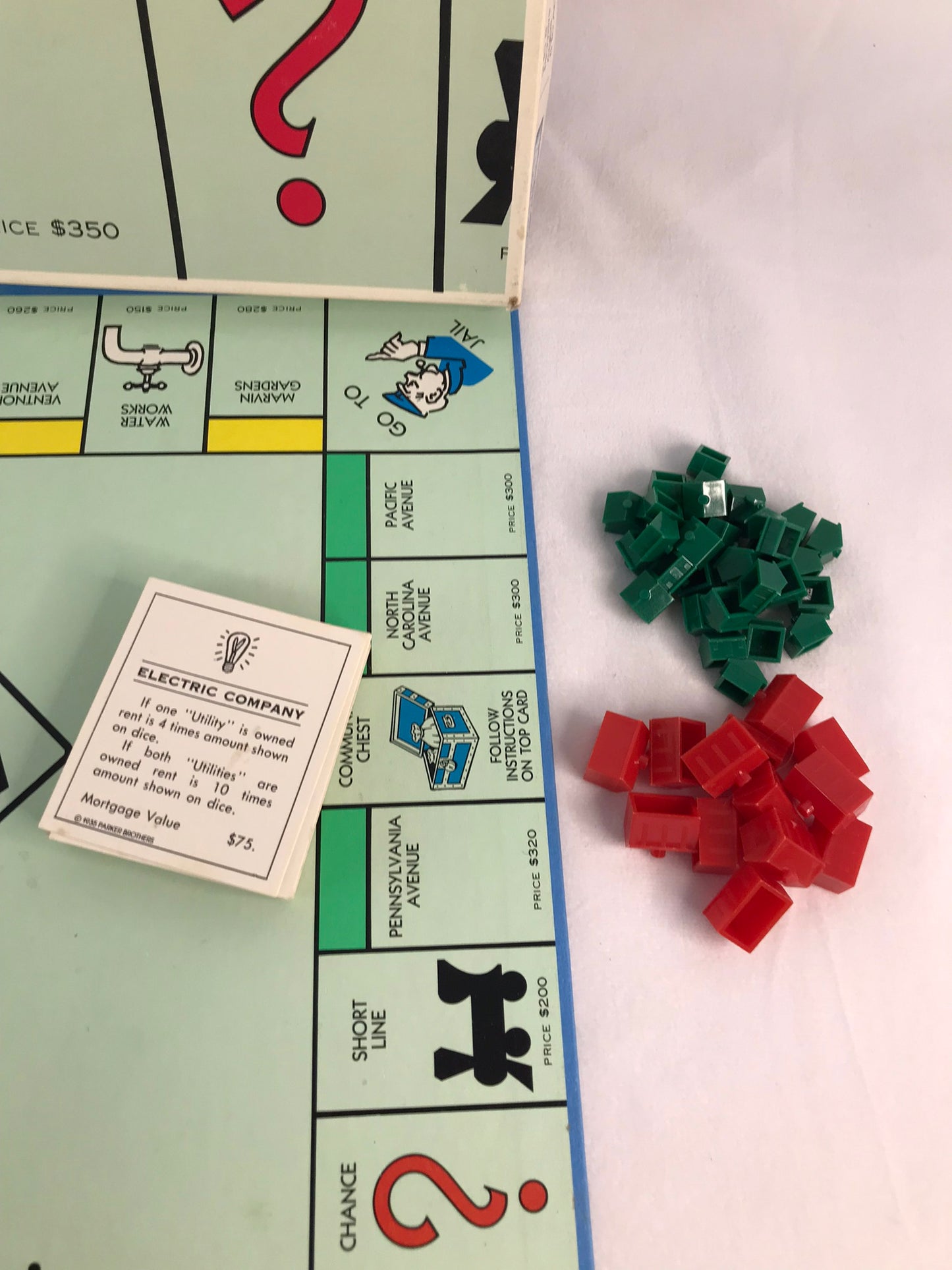 Game 1985 Vintage Parker Brothers Monopoly Complete RARE