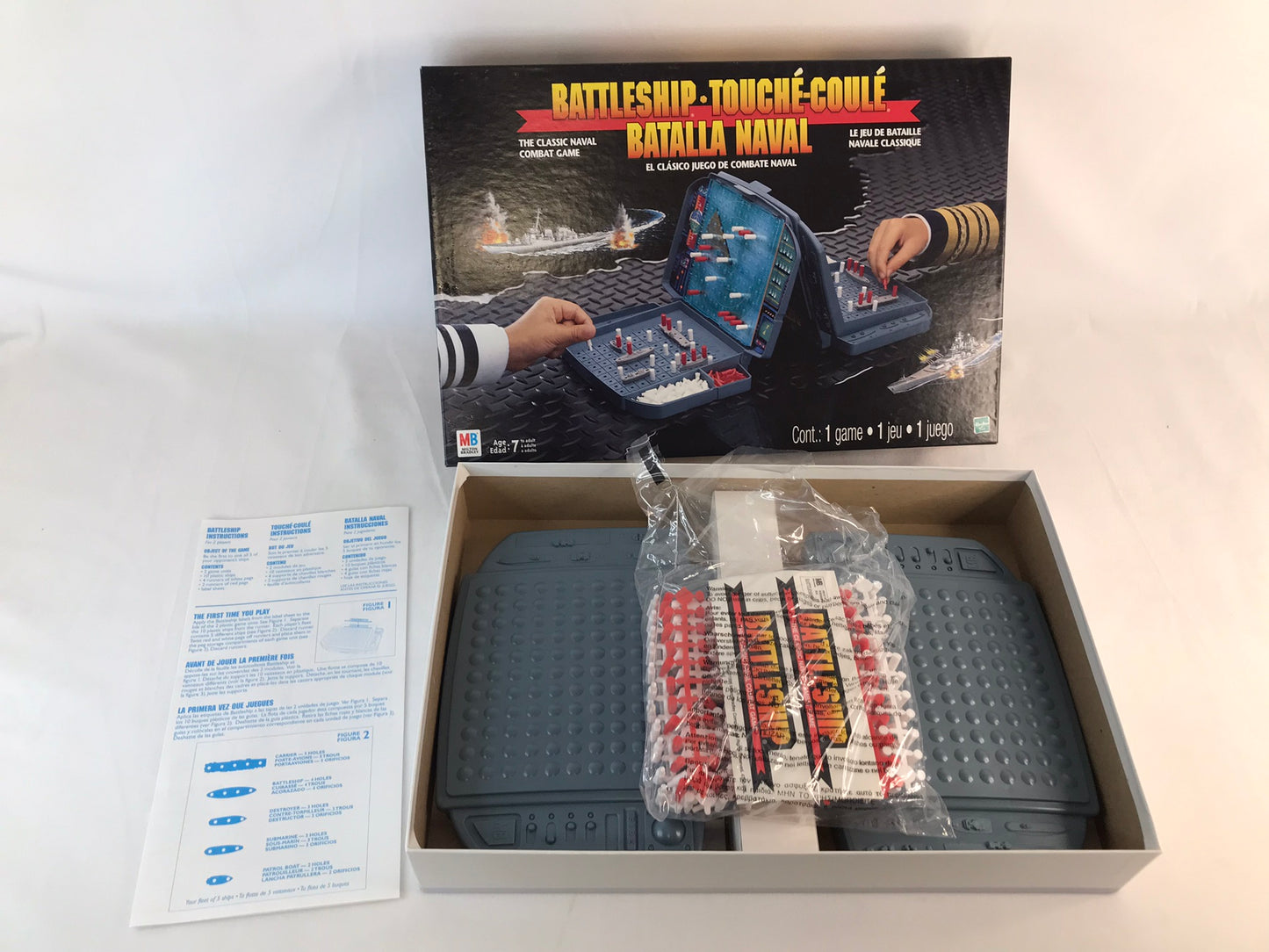 Game 1998 Vintage Milton Bradley Battleship NEW Package Sealed Complete RARE