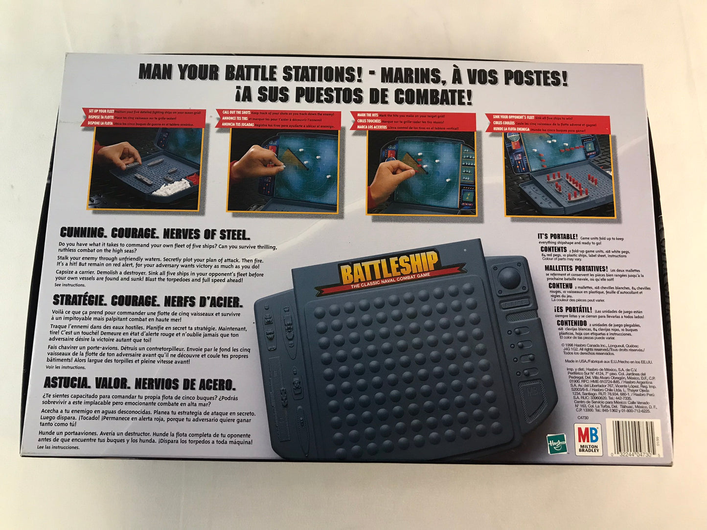 Game 1998 Vintage Milton Bradley Battleship NEW Package Sealed Complete RARE