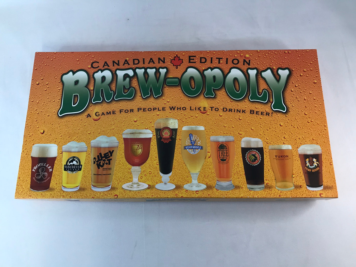 Game  Brew-Opoly Beer Canadian Edition Monopoly Complete As New RARE