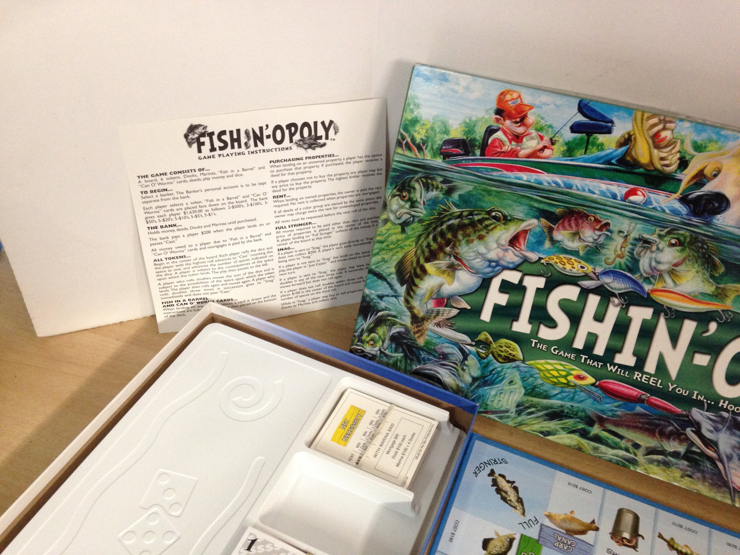 Game Fishin Opoly Monopoly As New Complete