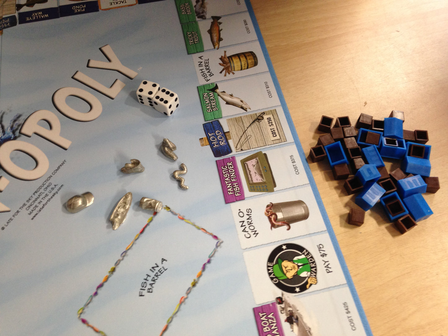 Game Fishin Opoly Monopoly As New Complete