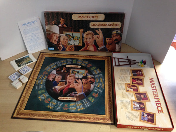 Game Masterpiece The Classic Art Auction Game Vintage Complete
