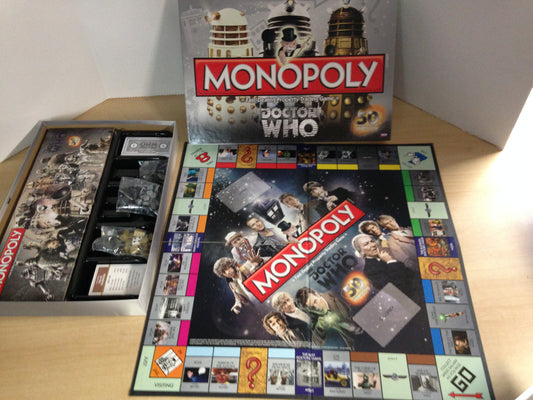 Game Monopoly Dr. Who 50th Anniversary NEW WITHOUT SEAL