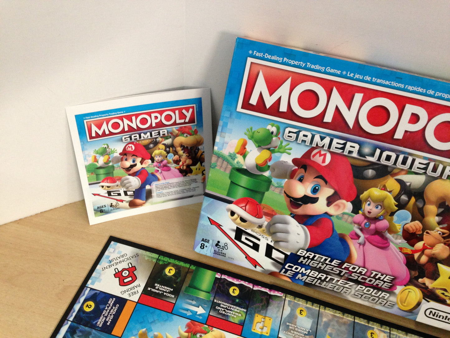 Y Game Monopoly Gamer Nintendo Mario NEW WITHOUT SEAL