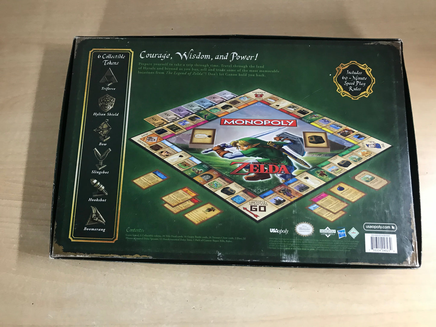 Game Monopoly Legend of Zelda Collectors Edition Complete Excellent