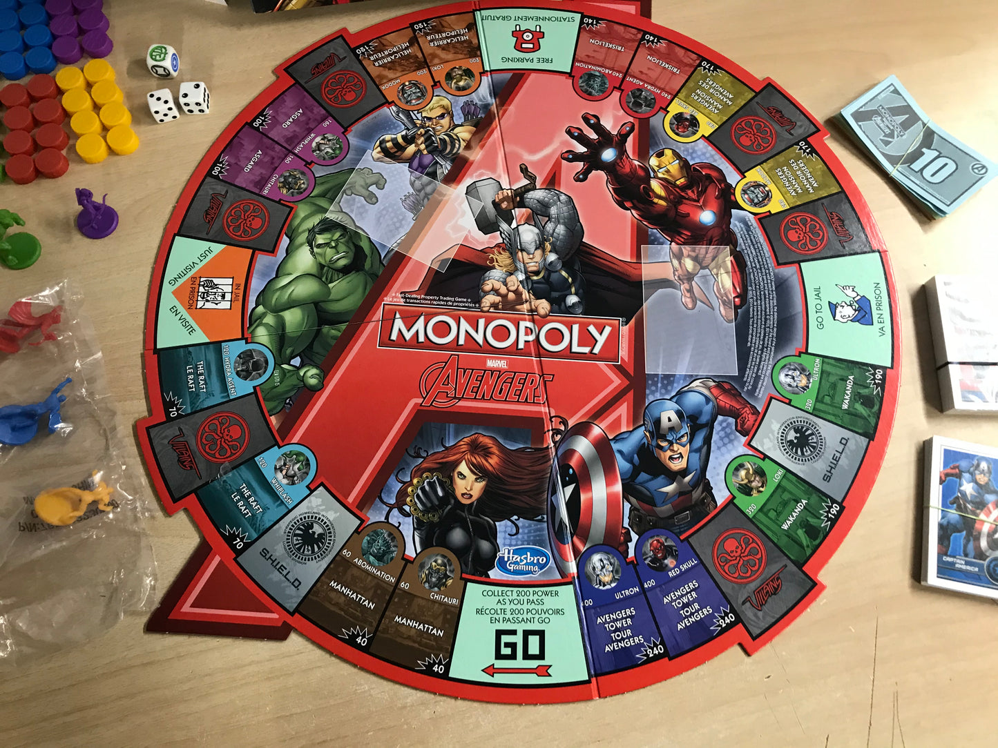 Game Monopoly Marvel Avengers Age 8+