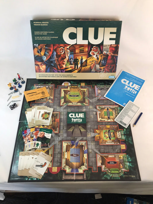 Game Parker Brothers Classic Detective Game Clue As New Complete