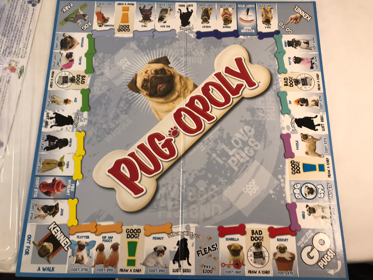 Game Pug Opoly Monopoly Packages Inside Still Sealed Complete RARE