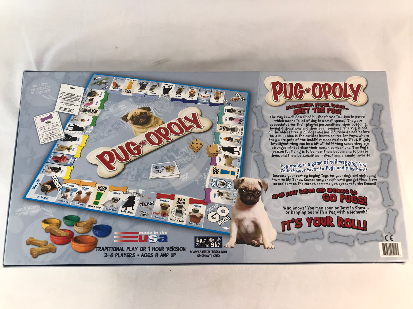 Game Pug Opoly Monopoly Packages Inside Still Sealed Complete RARE