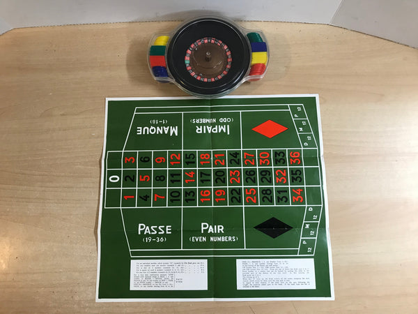 Game Roulette Gambling New Travel Game Vintage Complete