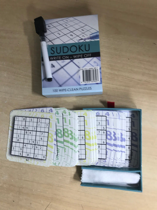 Game Sudoku Travel Game Write on Wipe Off Excellent