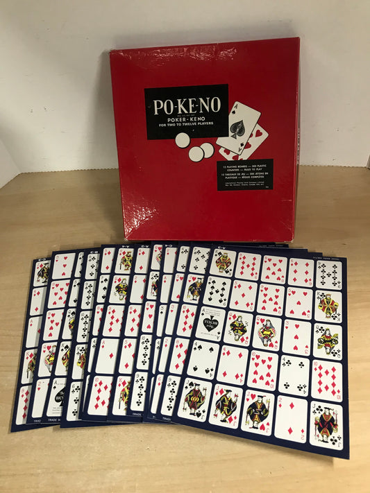 Game Vintage PO-KE-N0 Poker RARE