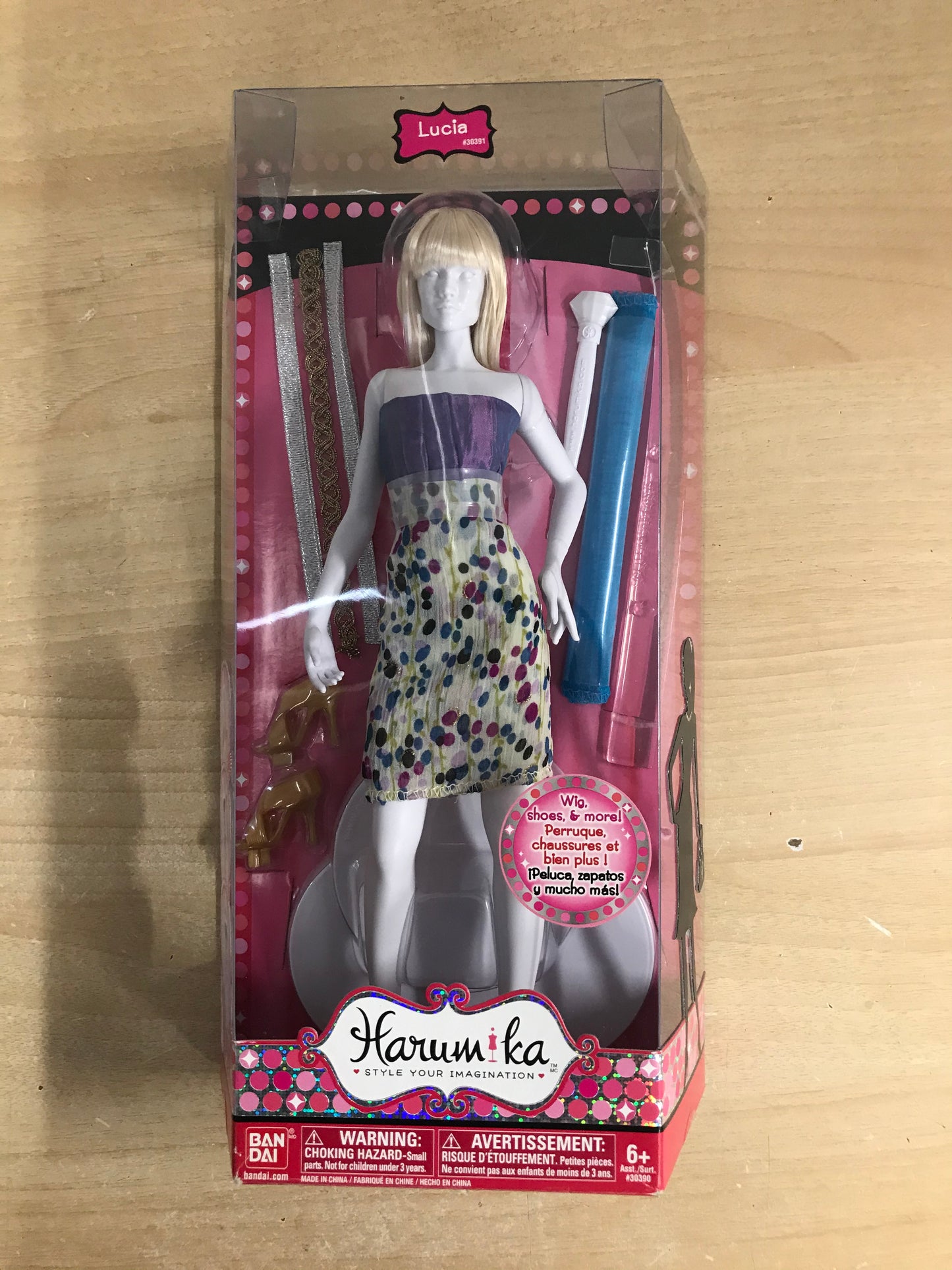 Harumika Mannequin Doll Bandai 12 inch Lucia 2010 NEW IN BOX