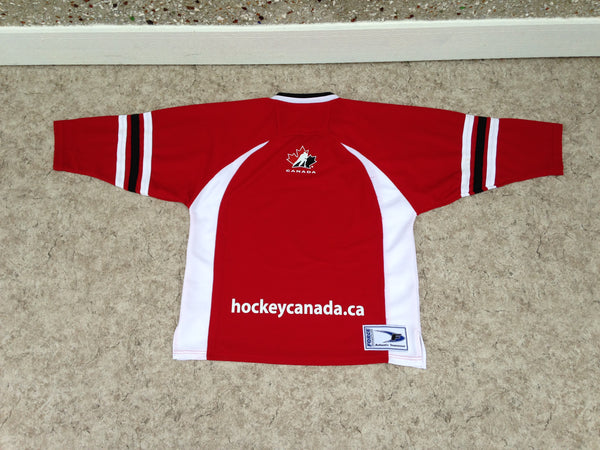 Hockey Jersey Child Size Junior 12 Force Team Canada Red New Demo Model
