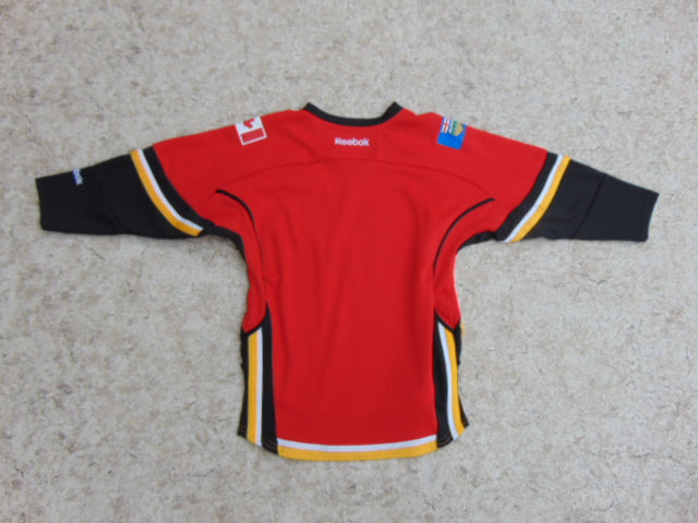 Hockey Jersey Child Size 4-7 Reebok Calgary Flames New Demo Model