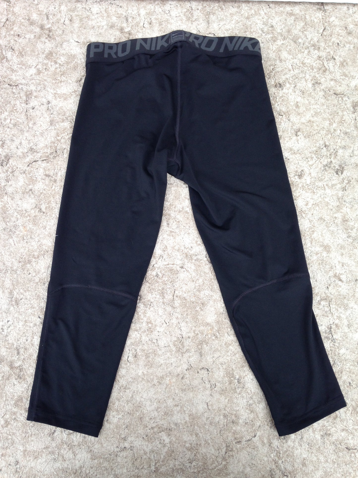 Hockey Base Layer Long Johns  Child Size Junior Large 10-12 Nike Dry Fit Pro Black Excellent