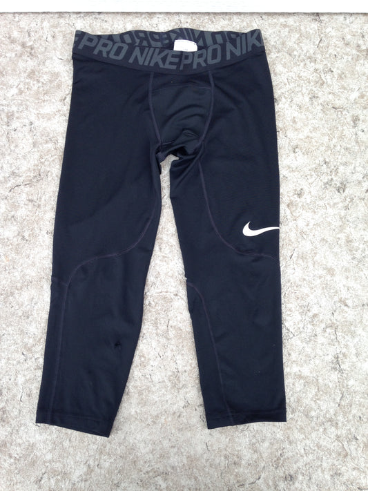Hockey Base Layer Long Johns  Child Size Junior Large 10-12 Nike Dry Fit Pro Black Excellent