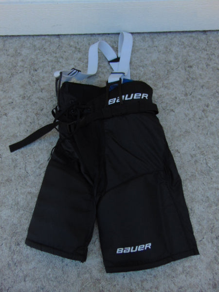 Hockey Pants Child Size Junior Medium 8-10 Bauer Challenger with Suspenders Excellent