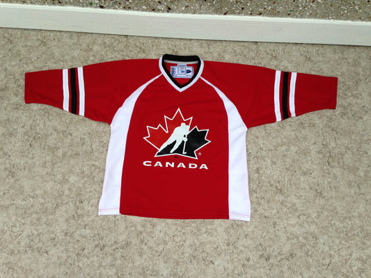 Hockey Jersey Child Size Junior 12 Force Team Canada Red New Demo Model