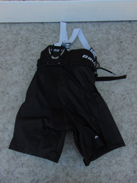Hockey Pants Child Size Junior Medium 8-10 Bauer Challenger with Suspenders Excellent