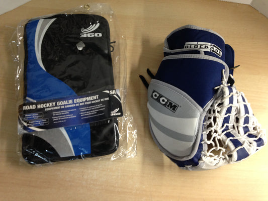 Hockey Goalie Street Ball Hockey Men's Senior NEW Koho Blocker Barley Used CCM Glove Excellent