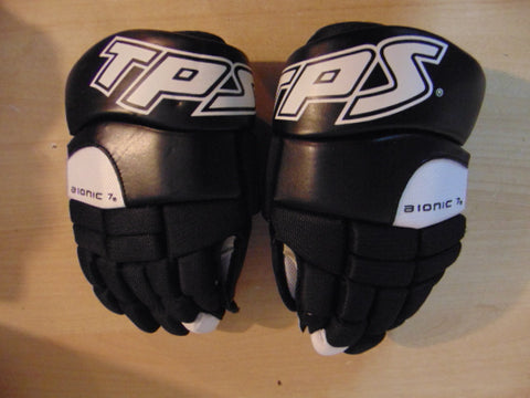 Hockey Gloves Child Size 11 inch Junior TPS Louisville Bionic Black White New Demo Model