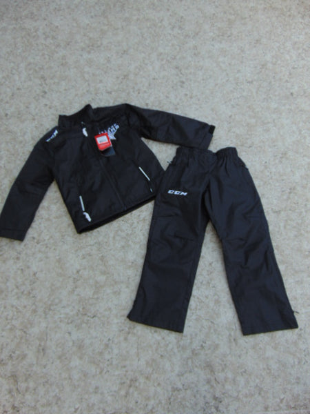 Hockey Coat and Rain Pants Warm Up 2 pc Set Child Size 6-7 CCM Tactical Wear NEW With Tags Street Ice Ball