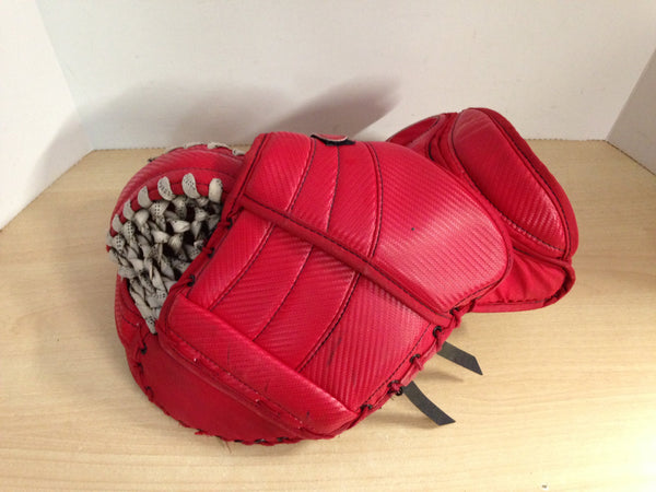 Hockey Goalie Catch Glove Hunter Miska Professional Custom 45 inch and Blocker CCM Lefvere Premier Professional Ice Hockey Leather