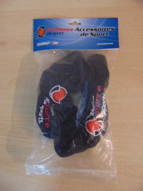 Hockey Skate Guards Black Red Terri Cloth Source For Sports Black Red Youth Child Shoe Size Up To Size 1 NEW In Pkg