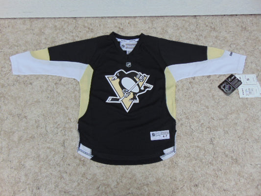 Hockey Jersey Child Size 4-7 Reebok Pittsburg Penguins New With Tags